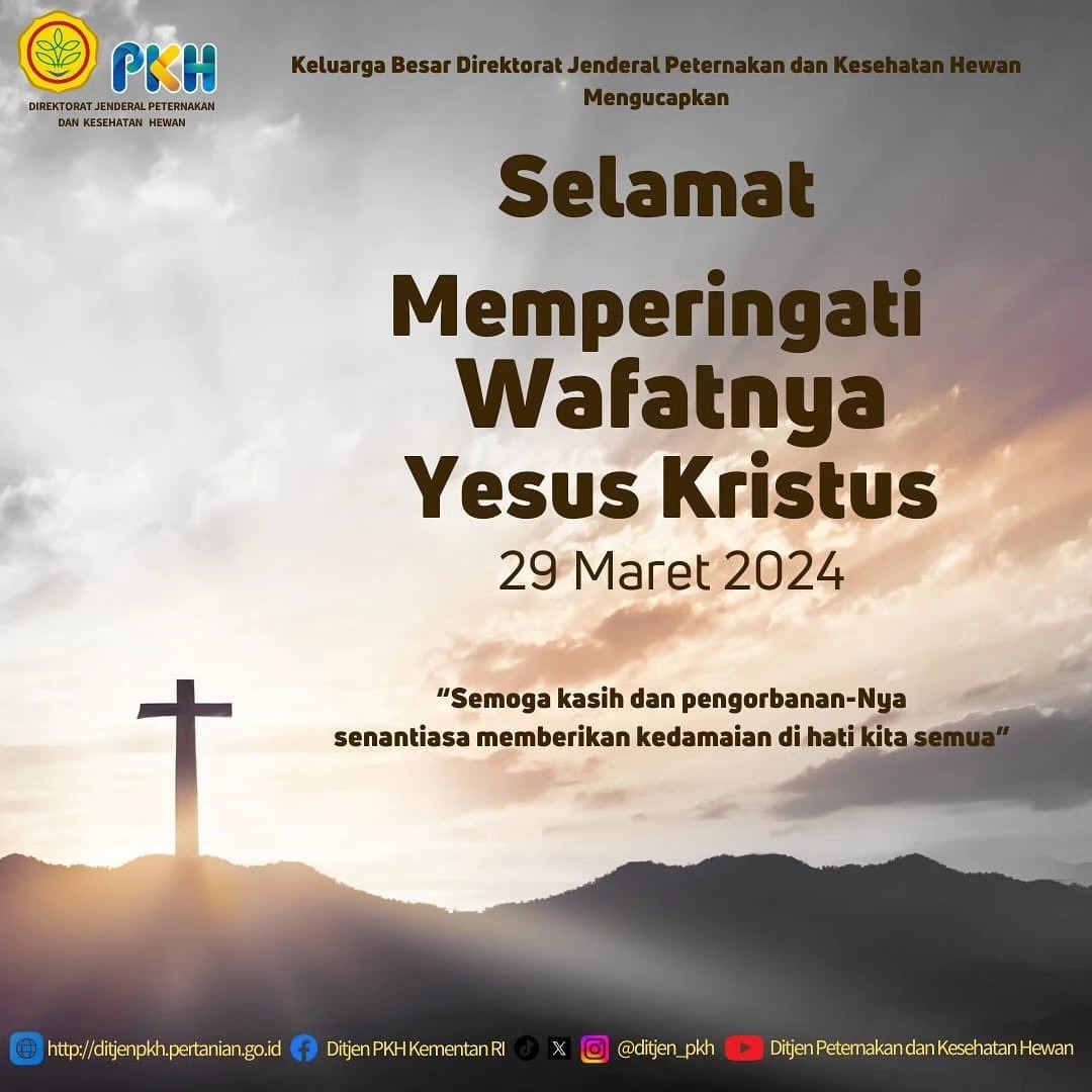 Selamat Memperingati Wafatnya Yesus Kristus