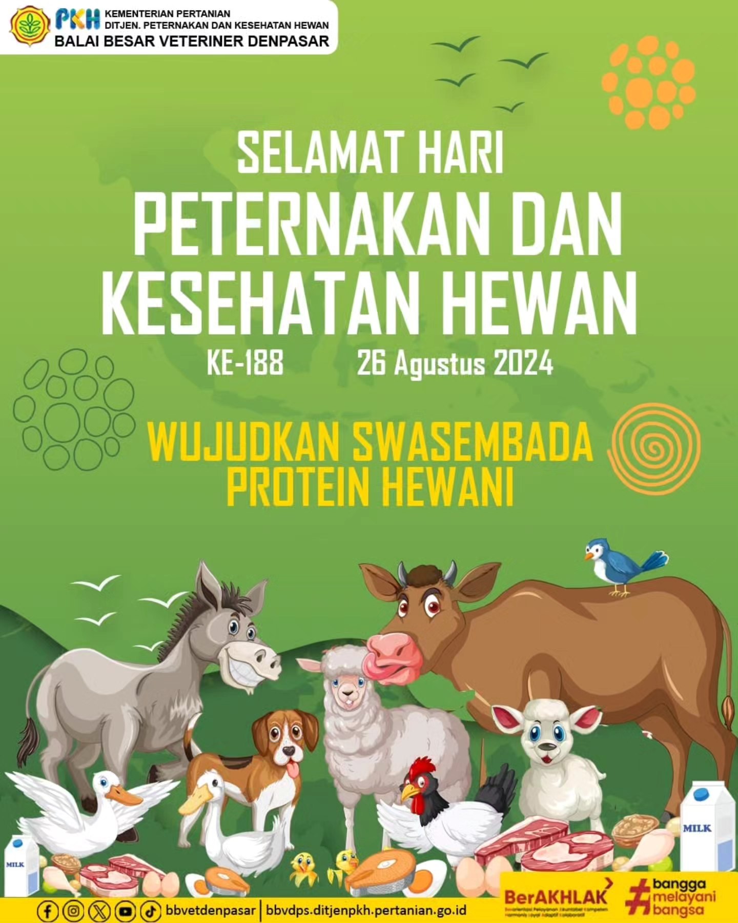 Selamat Hari Peternakan dan Kesehatan Hewan Ke-188