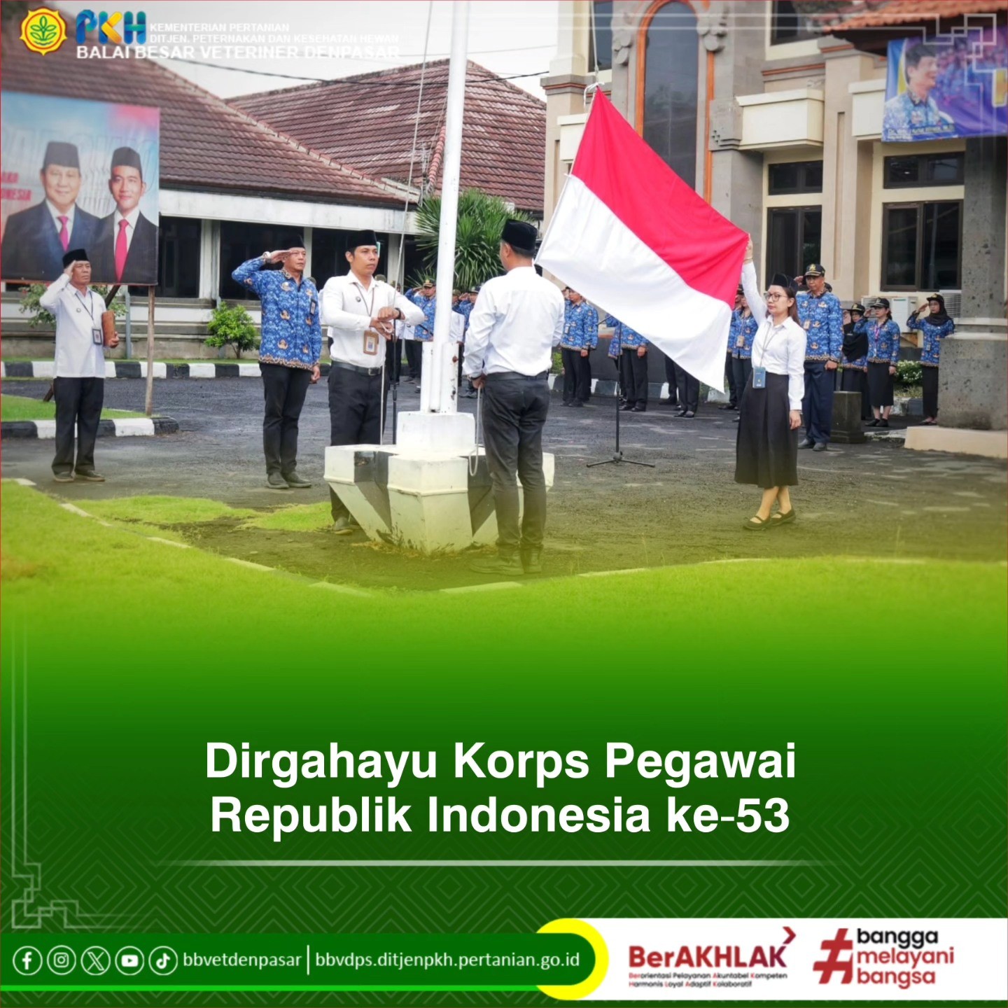 Dirgahayu Korps Pegawai Republik Indonesia Ke-53