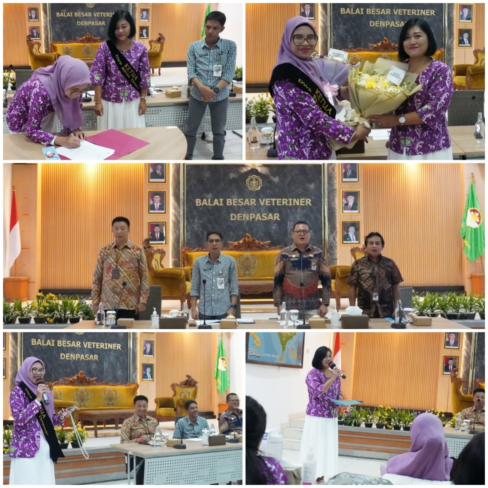 Sambut Kepala Balai Baru. BBV Denpasar Siap Melangkah Lebih Maju